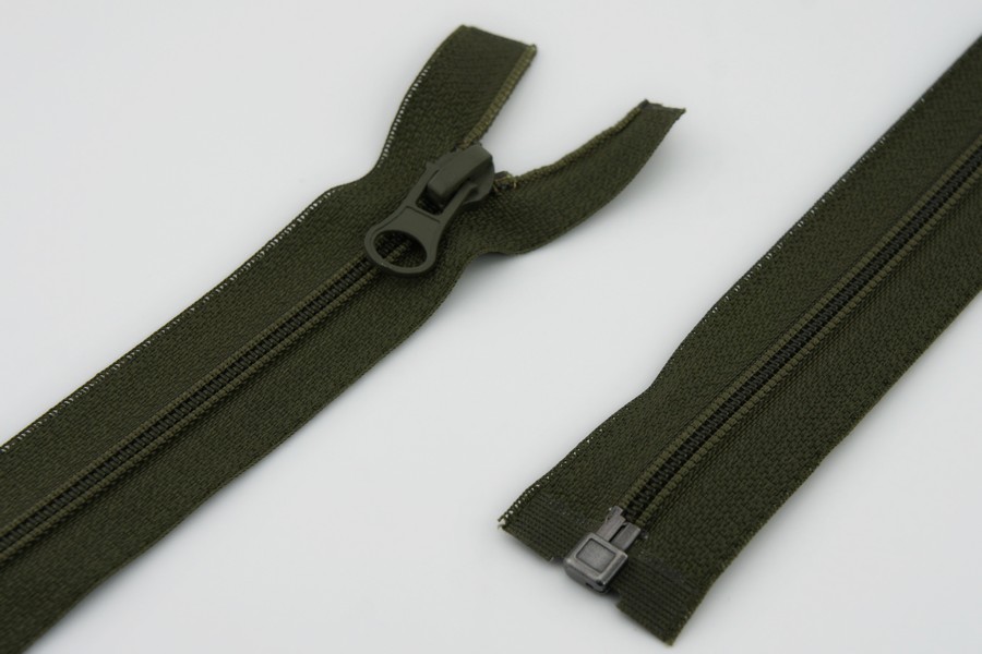 Блискавка T6, 1 замок, 70 см, хакі