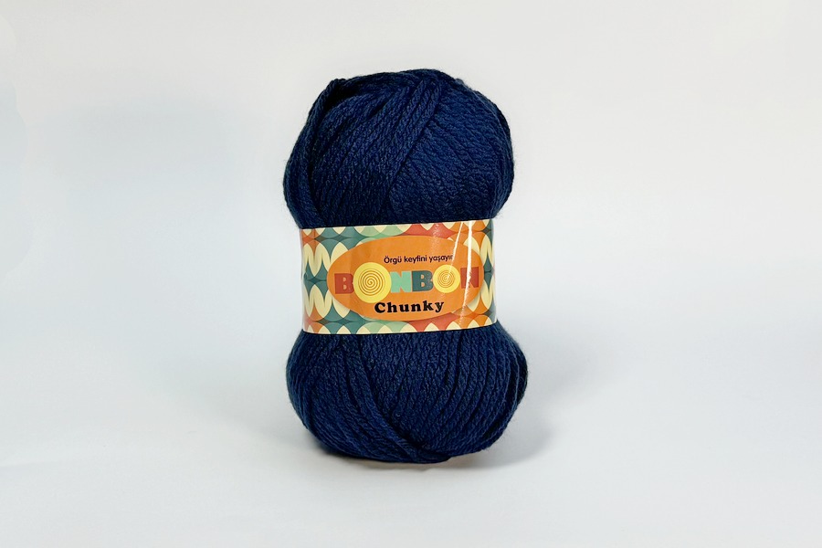 Пряжа Bonbon chunky 100гр/135м NAKO, синій, 98207