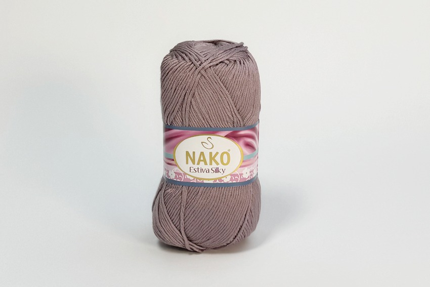 Пряжа Estiva Silky 100гр/224м NAKO, рожевий, 12928