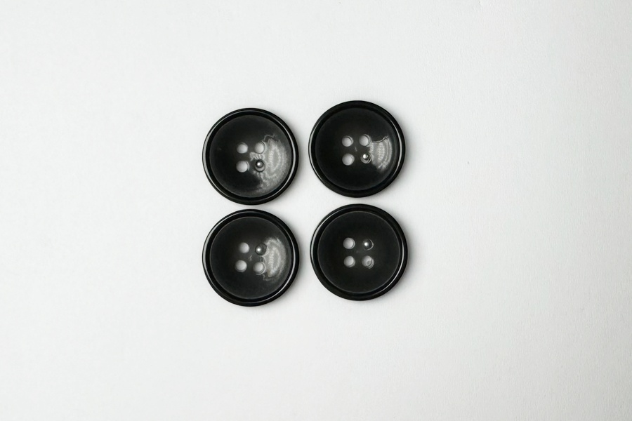 Гудзик 20 мм Mertbutton, чорний, 3107-32-000