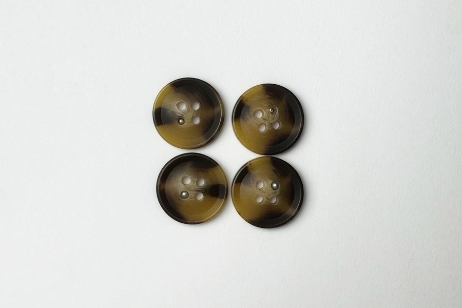 Гудзик 18 мм Mertbutton, коричневий світлий, 3207-28-1331