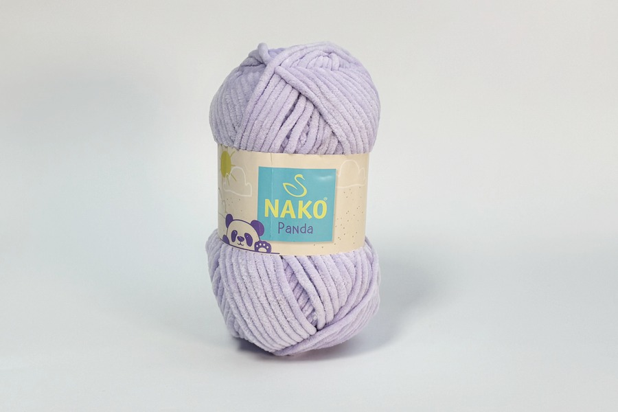 Пряжа Nako panda 100гр/120м, бузковий, 3103