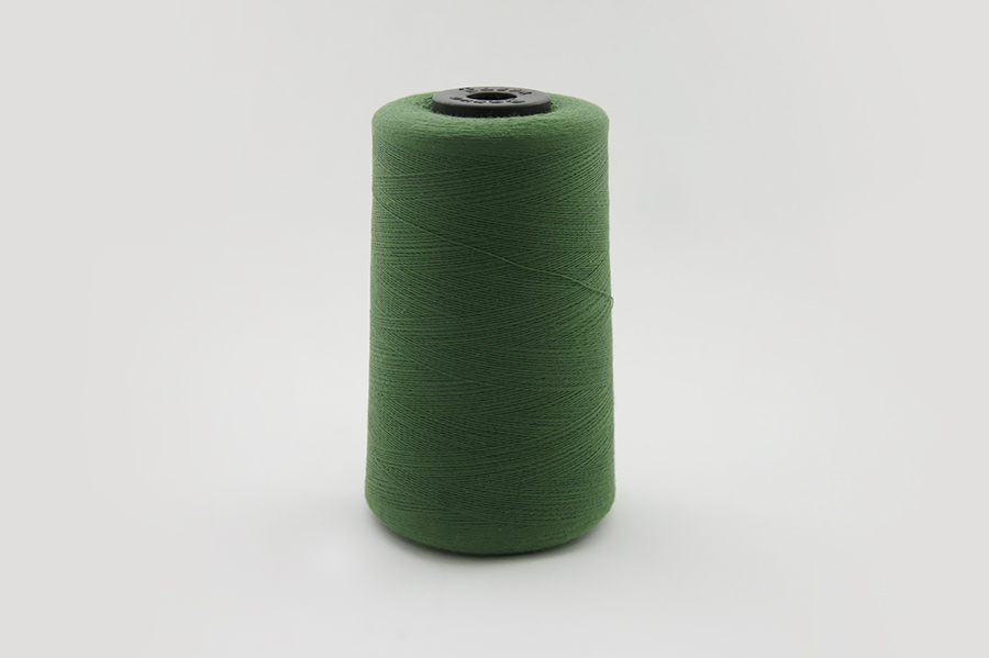 Нитки ПЕ №40/2 5000 м Barva, зелений натуральний, 4003
