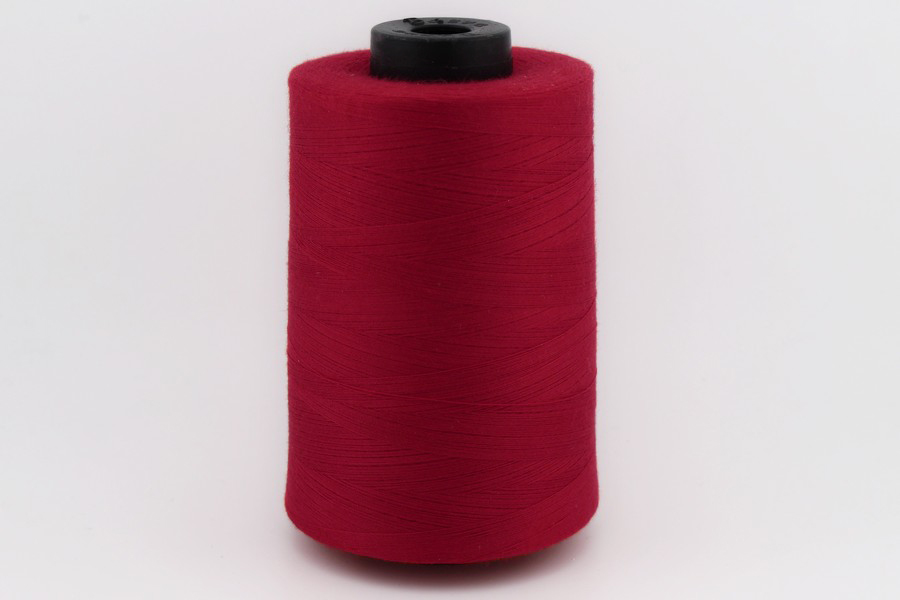 Нитки ПЕ №40/2 5000 м Barva, червоний натуральний, 6015