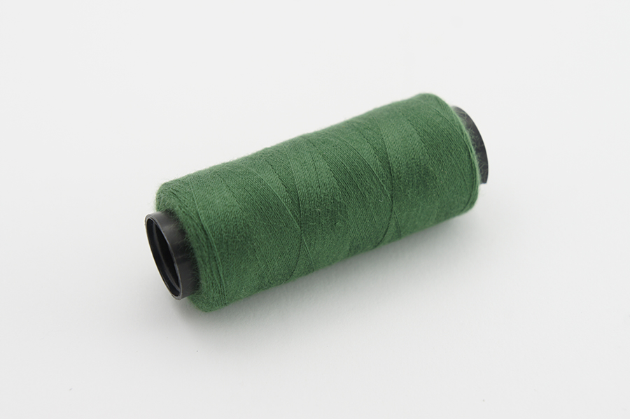 Нитки ПЕ №40/2 250 м Barva, зелений натуральний, 4003