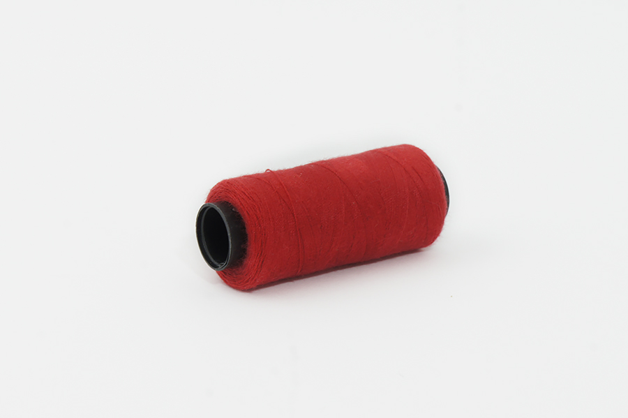 Нитки ПЕ №40/2 250 м Barva, червоний натуральний, 6014