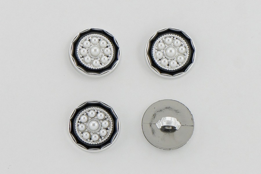 Гудзик 21 мм Mertbutton, чорний, KM-02-02-34-000/nik