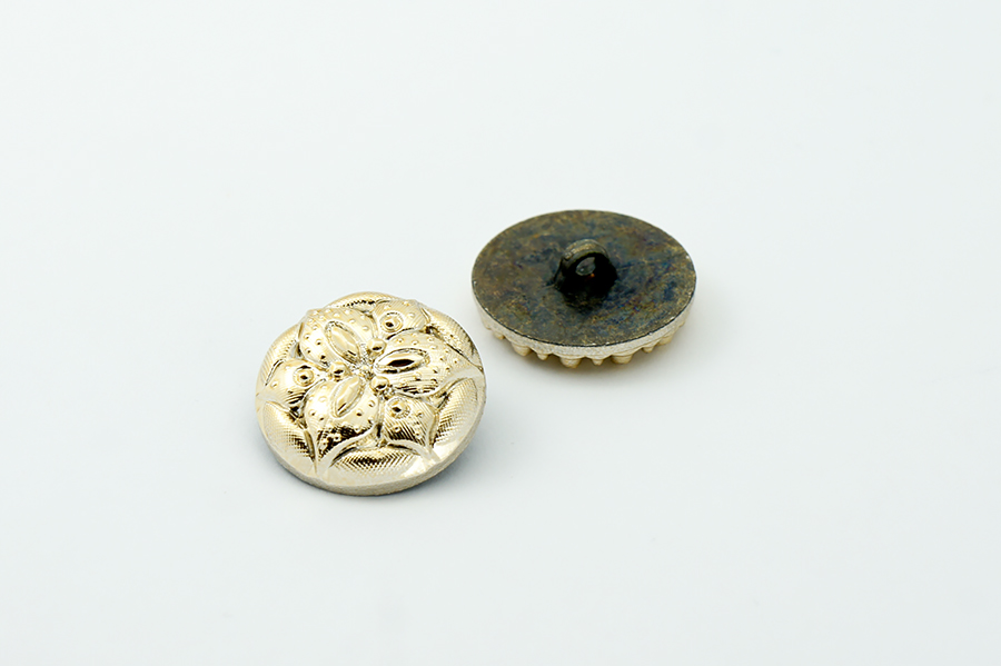 Гудзик 23 мм Mertbutton, золото, 624-36-gold