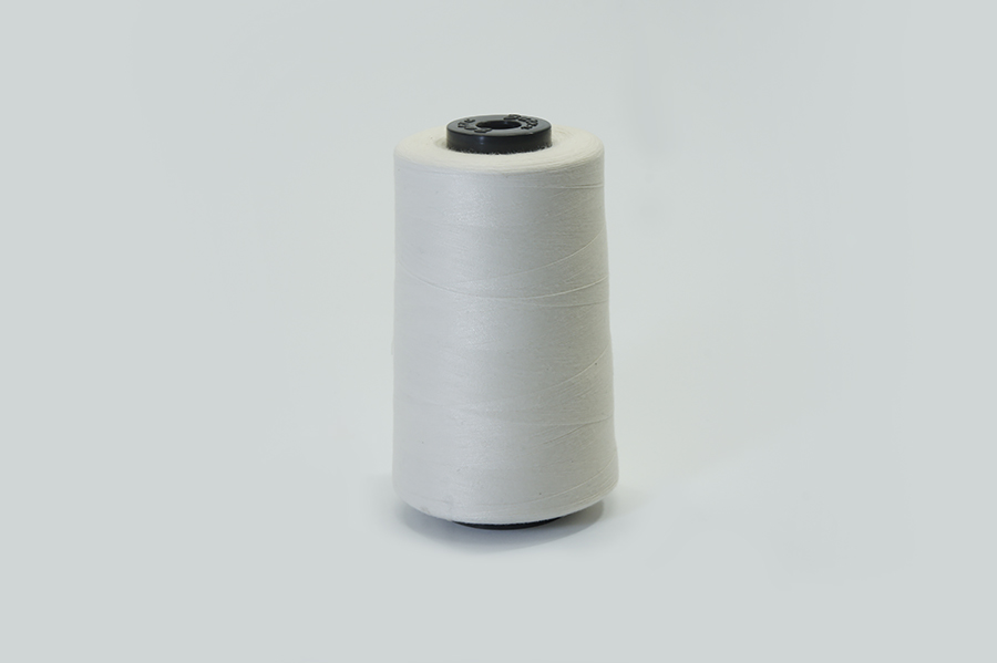 Нитки ПЕ №40/2 5000 м Barva, молочний натуральний, 1012