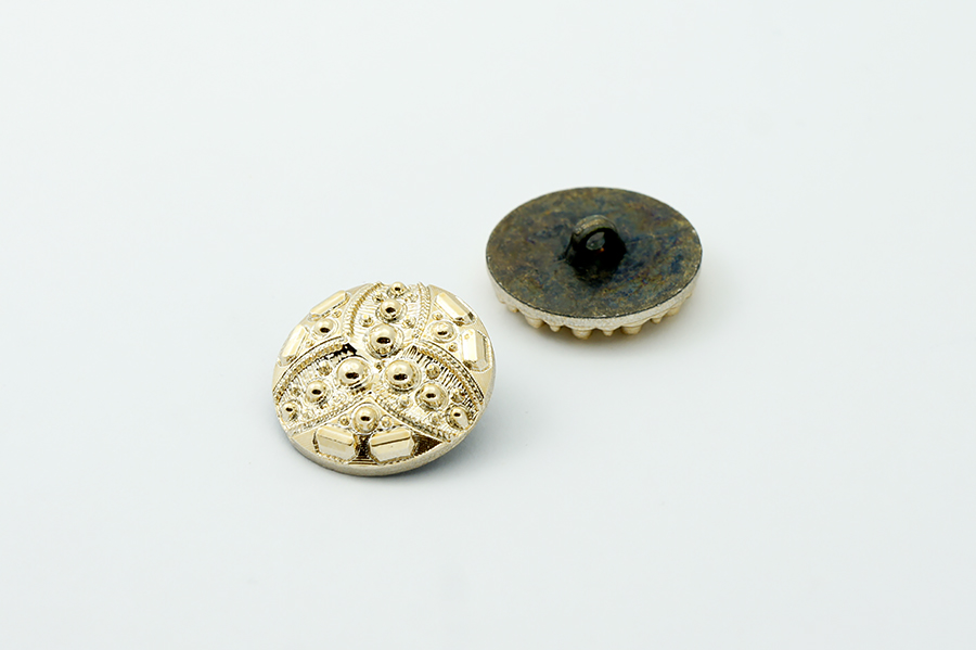 Гудзик 23 мм Mertbutton, золото, 634-36-gold