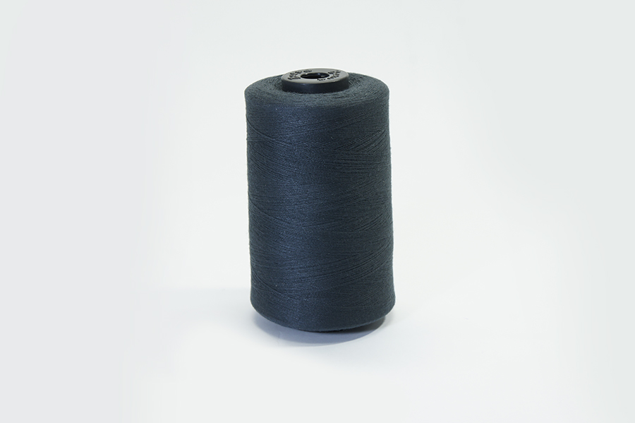 Нитки ПЕ №40/2 5000 м Barva, синій темний, 2019