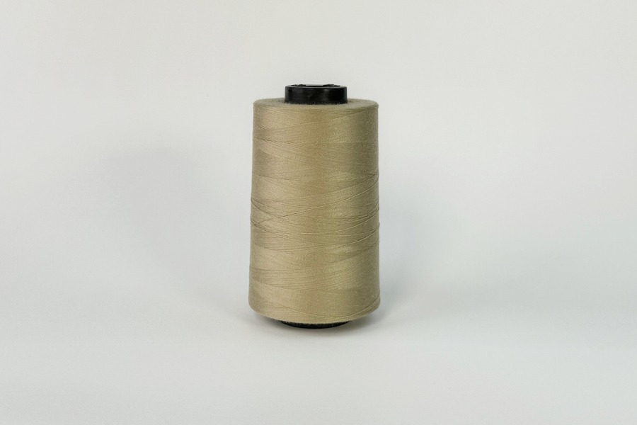 Нитки ПЕ №40/2 5000 м Barva, бежевий натуральний, 7017