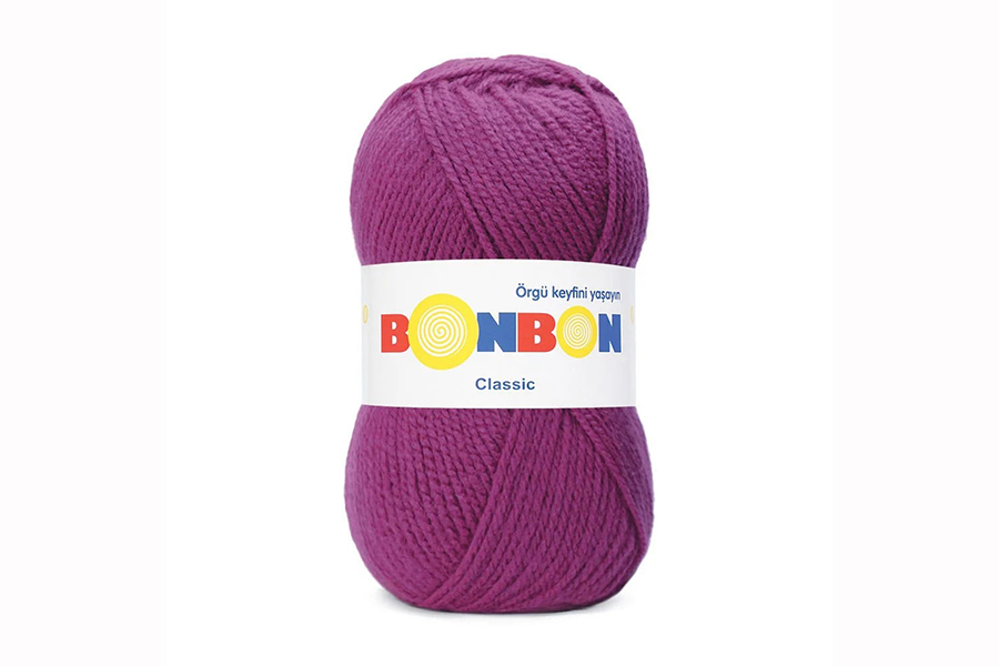 Пряжа Bonbon classic 100гр/200м NAKO, фуксія, 98675