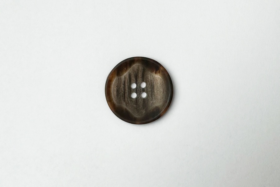 Гудзик 25 мм Mertbutton, коричневий темний, 3007-40-0113