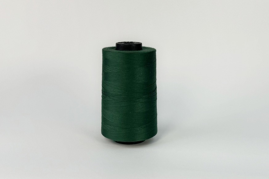 Нитки ПЕ №40/2 5000 м Barva, зелений темний, 4024