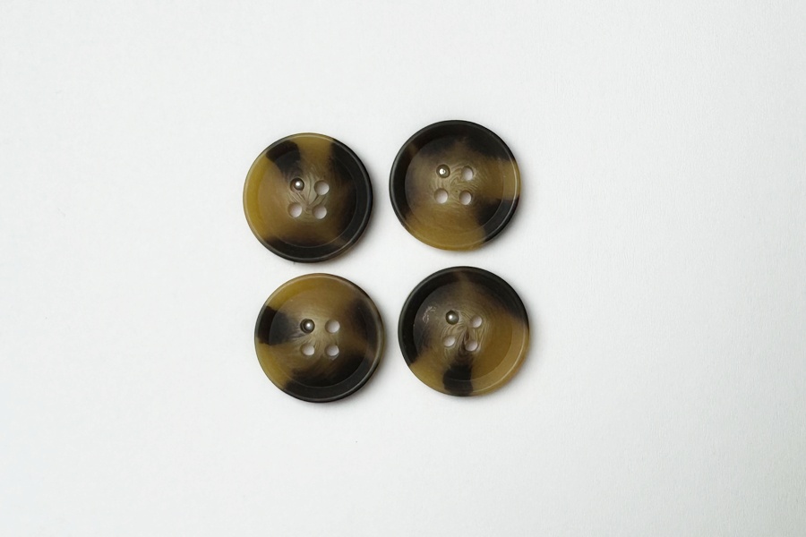 Гудзик 20 мм Mertbutton, коричневий світлий, 3207-32-1331