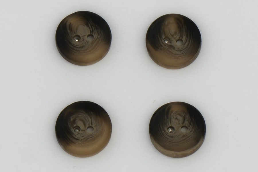 Гудзик 18 мм Mertbutton, шоколадний, FNL-253-28-1029