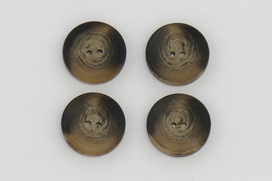 Гудзик 25 мм Mertbutton, шоколадний, FNL-253-40-1029
