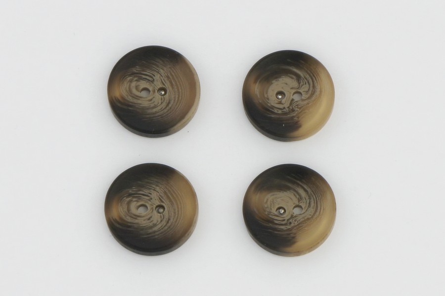 Гудзик 23 мм Mertbutton, шоколадний, FNL-253-36-1029