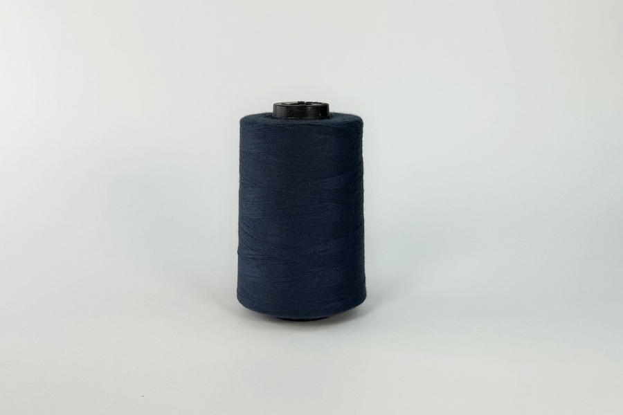 Нитки ПЕ №40/2 5000 м Barva, синій темний, 2011