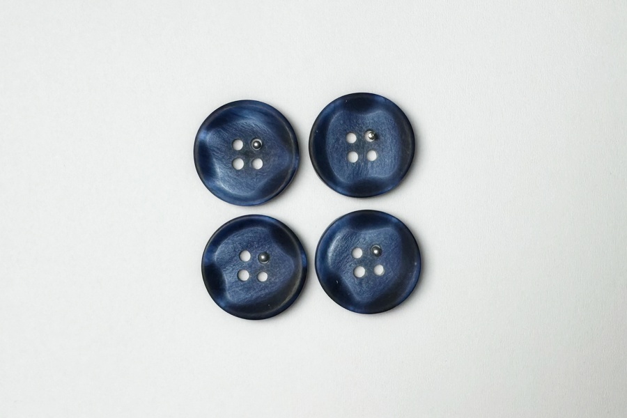 Гудзик 20 мм Mertbutton, синій, 3007-32-0817