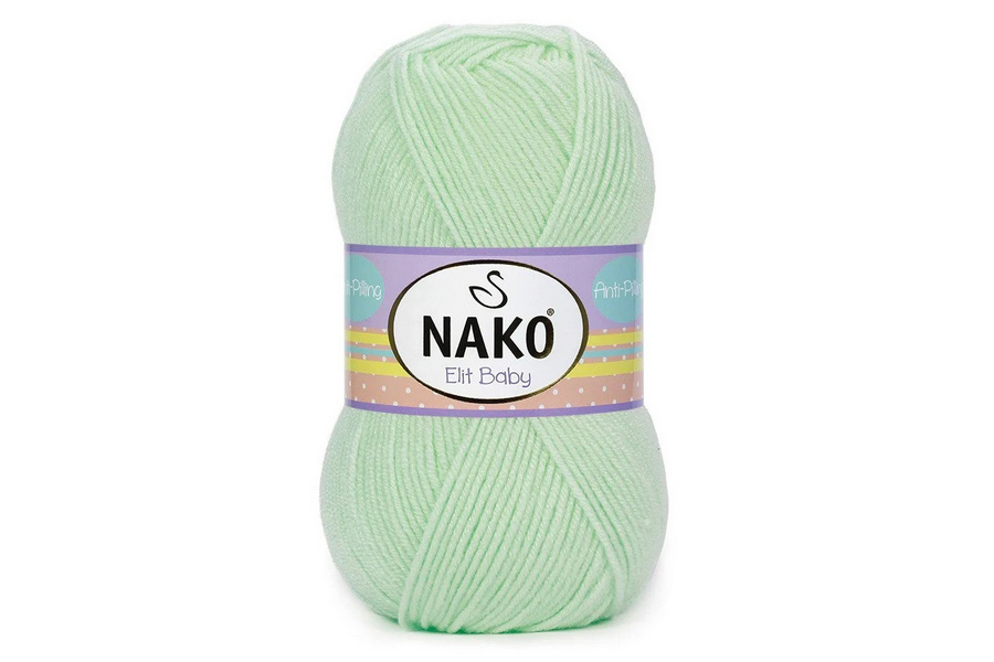 Пряжа Elit Baby 100гр/250м NAKO, м'ятний, 2587