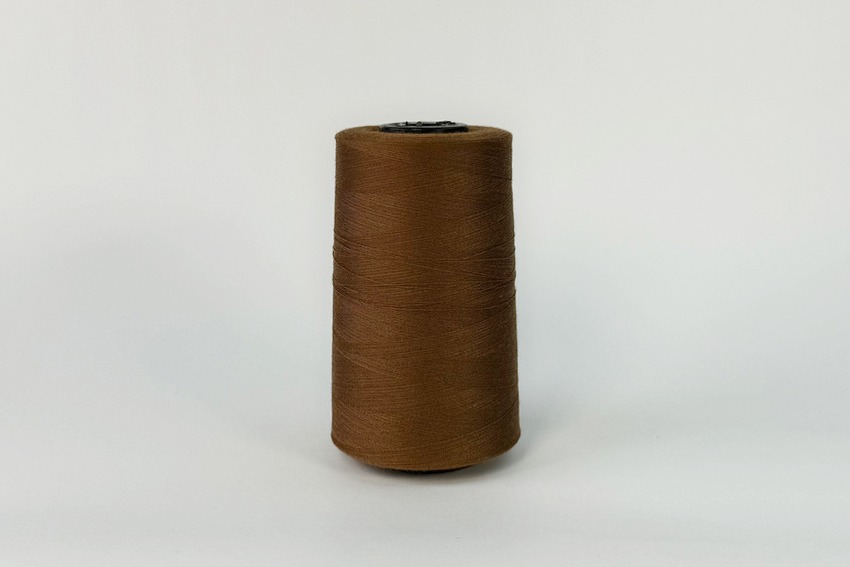 Нитки ПЕ №40/2 5000 м Barva, коричневий натуральний, 7025