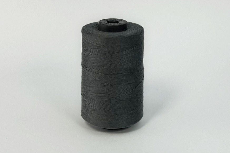 Нитки ПЕ №40/2 5000 м Barva, сірий темний, 5021