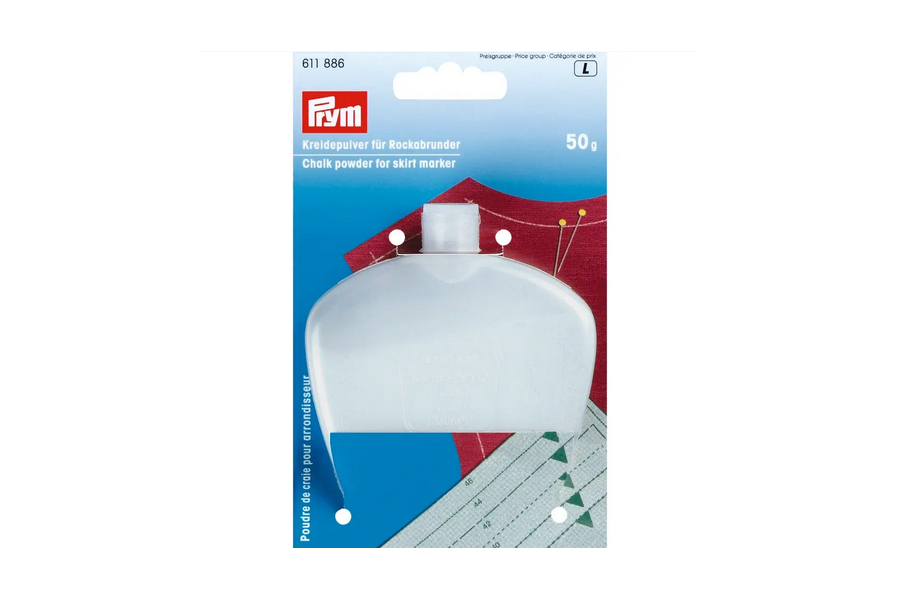 Крейда порошок 50гр 50 г PRYM, білий