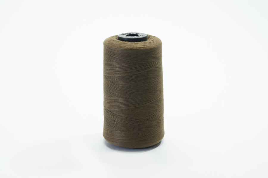 Нитки ПЕ №20/2 2500 м Barva, коричневий натуральний, 7013