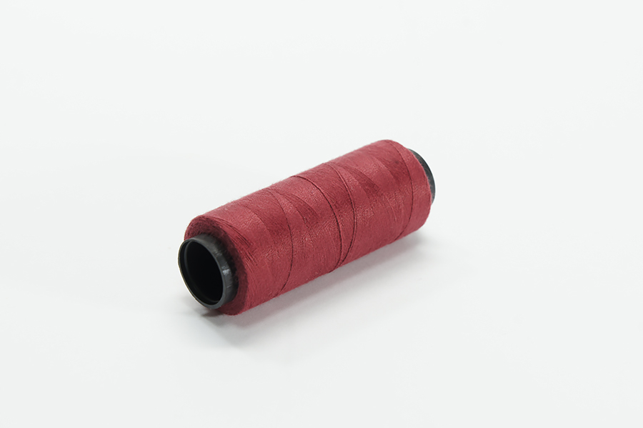 Нитки ПЕ №40/2 250 м Barva, бордовий світлий, 6034