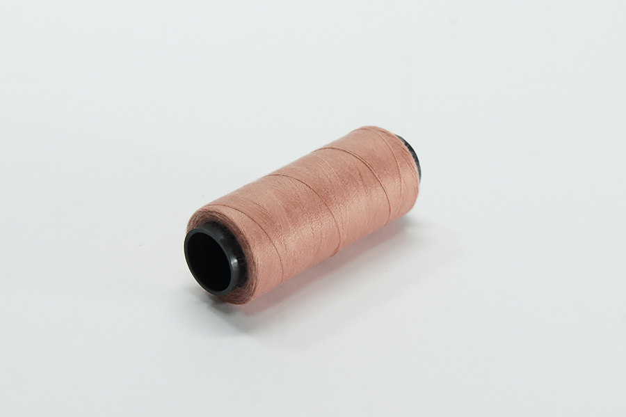 Нитки ПЕ №40/2 250 м Barva, рожевий брудний, 6037
