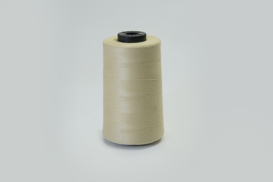 Нитки ПЕ №40/2 5000 м Barva, молочний темний, 3014