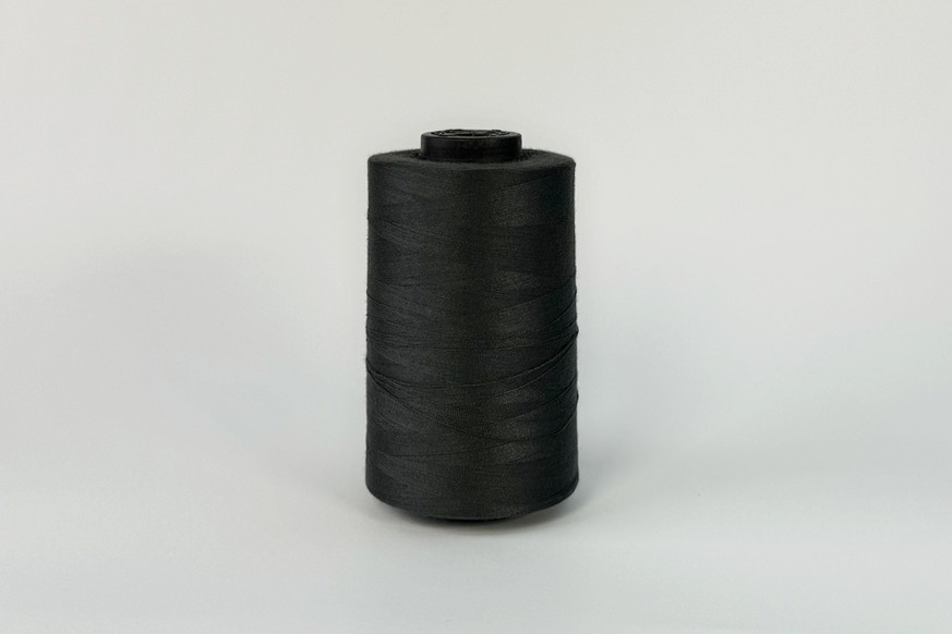 Нитки ПЕ №40/2 5000 м Barva, сірий темний, 5026