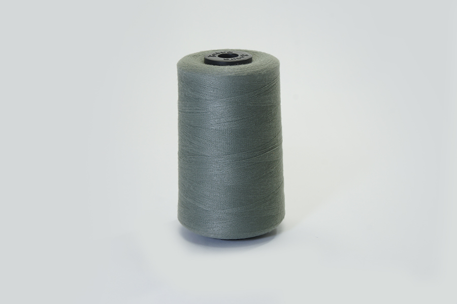 Нитки ПЕ №40/2 5000 м Barva, сірий натуральний, 5025