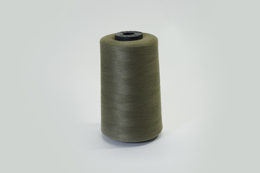 Нитки ПЕ №40/2 5000 м Barva, хакі світлий, 7035
