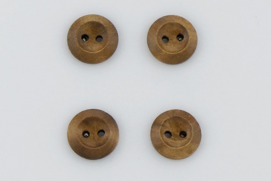 Гудзик 15 мм Mertbutton, койот, 1112-24-0398