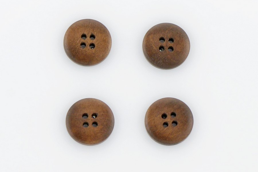 Гудзик 20 мм Mertbutton, коричневий, 1114-32-1265
