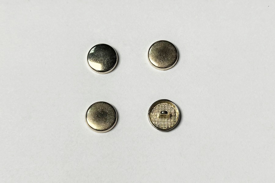 Гудзик металевий 15 мм Mertbutton, золото, CN-26-24-gold
