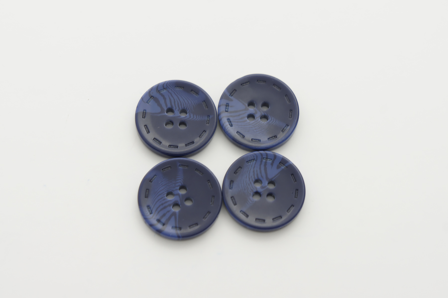 Гудзик 23 мм Mertbutton, синій темний, 13-36-1313