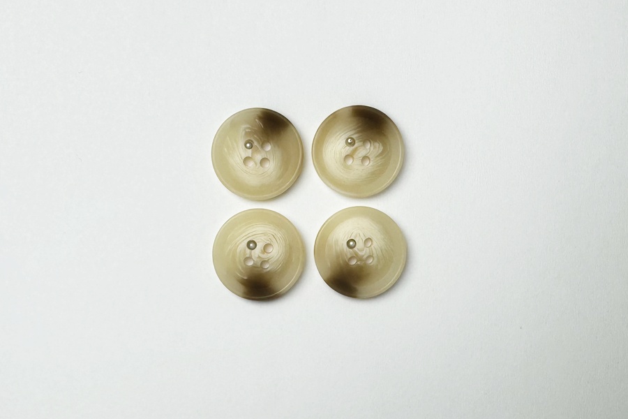 Гудзик 20 мм Mertbutton, бежевий, 3207-32-0118