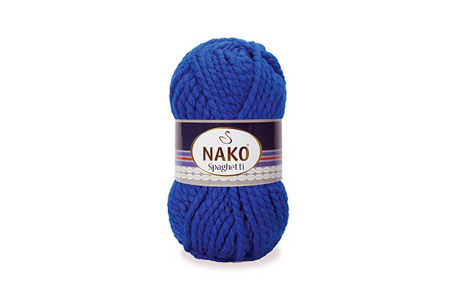 Пряжа Spaghetti 100гр/60м NAKO, електрик, 6744
