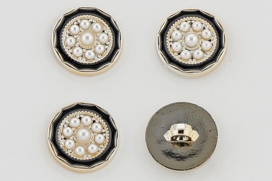 Гудзик 21 мм Mertbutton, золото, KM-01-01-34-000/gold