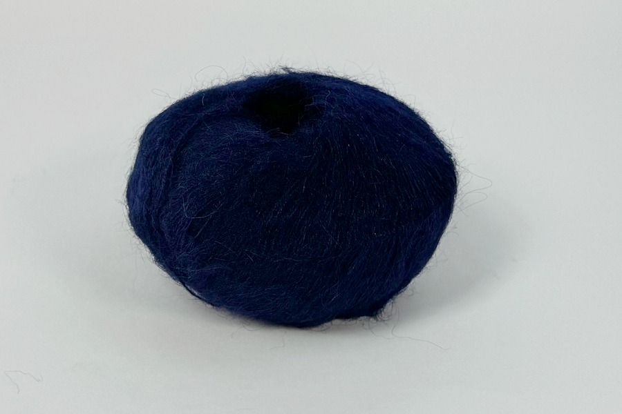 Пряжа Mohair 25гр/200м, синій, 19