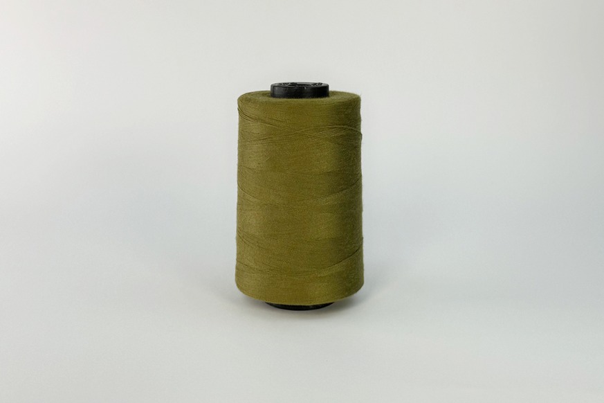 Нитки ПЕ №40/2 5000 м Barva, хакі світлий, 7040