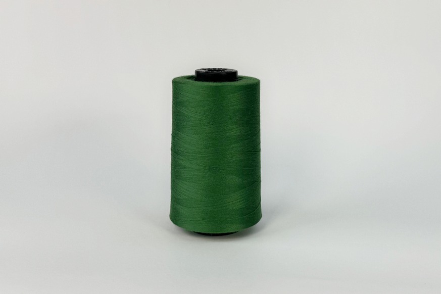 Нитки ПЕ №40/2 5000 м Barva, зелений натуральний, 4046