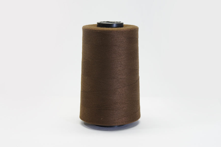 Нитки ПЕ №40/2 5000 м Barva, коричневий натуральний, 7044