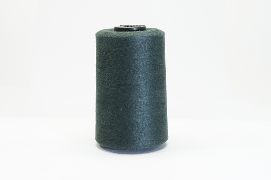 Нитки ПЕ №40/2 5000 м Barva, зелений темний, 4044