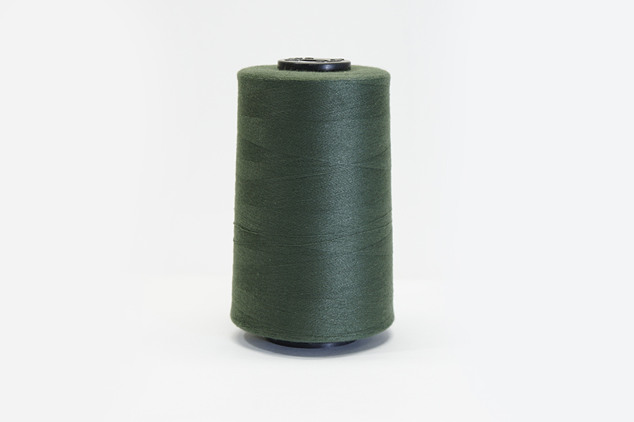 Нитки ПЕ №40/2 5000 м Barva, зелений темний, 4043