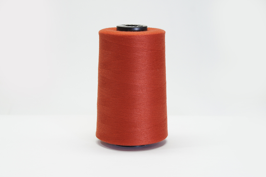 Нитки ПЕ №40/2 5000 м Barva, червоний натуральний, 6047